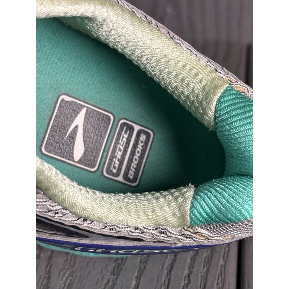 Brooks Ghost  7 Silver Womens 10.5 Medium Athletic Running Shoes - Picture 10 of 11